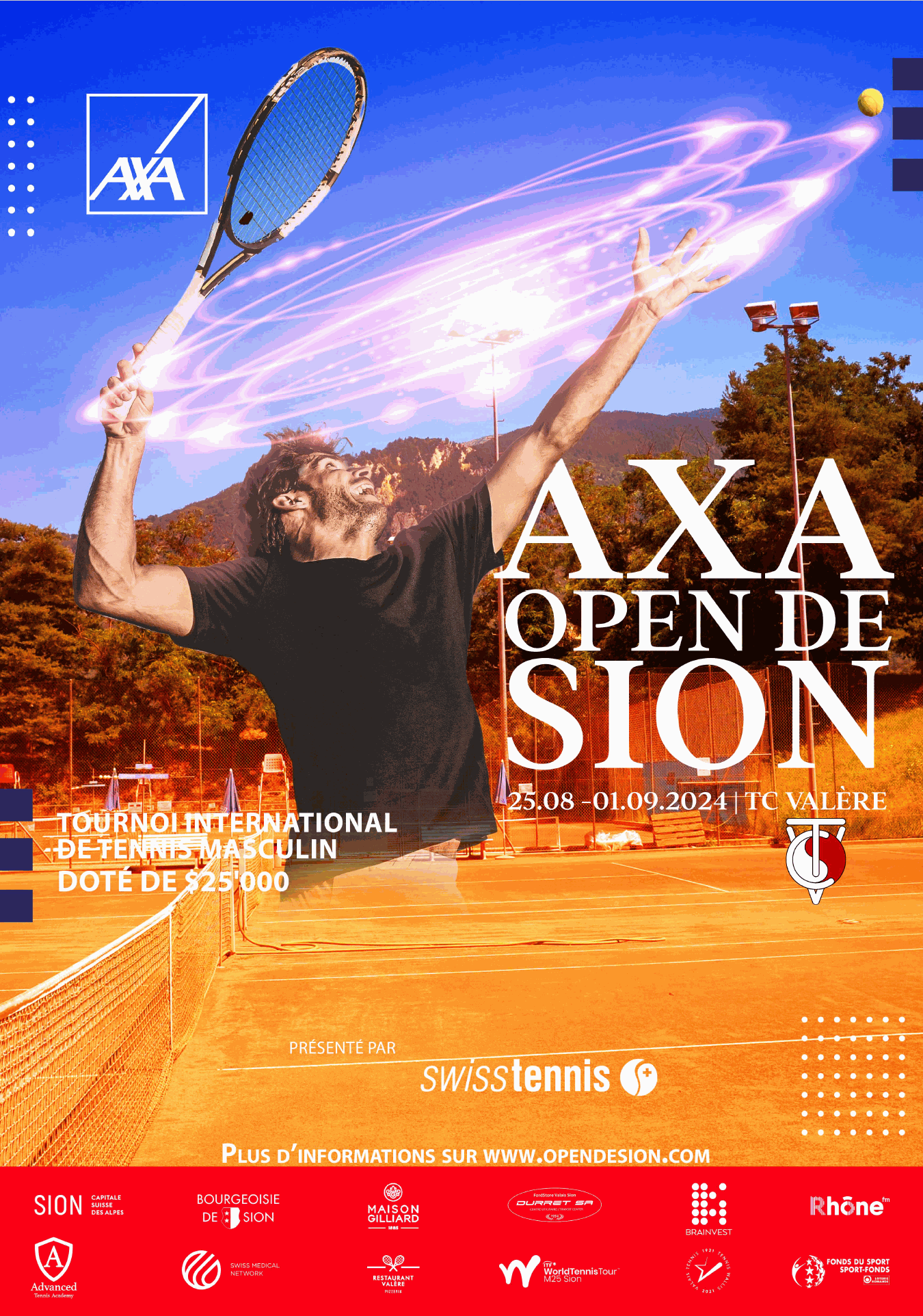 Soirée Blanche à l'AXA Open de Sion 2024
