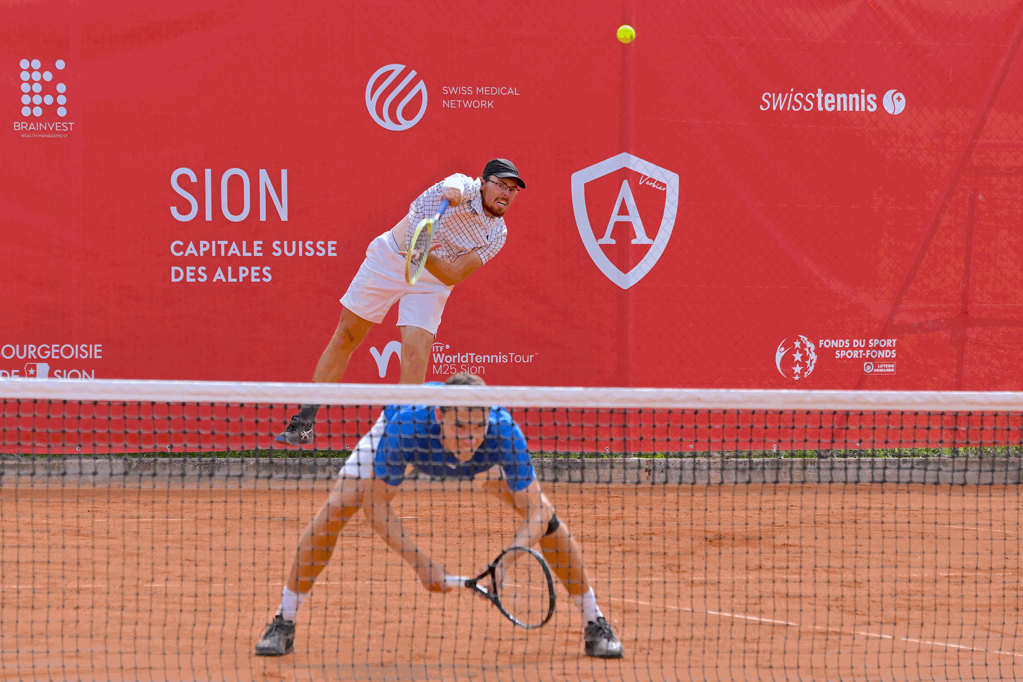 Top-seeded pair Jakub Paul and Matej Vocel win the 2024 AXA Open Sion doubles title