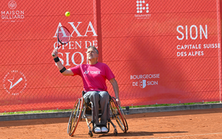 Wheelchair tennis exhibition of best Swiss players