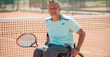 D-7 & Wheelchair tennis demonstration